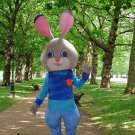 high quality rabbit mascot costume adult size Halloween costume fancy dress free shipping