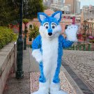 New fursuit wolf mascot costume adult size Halloween costume fancy dress free shipping