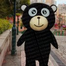 high quality black bear mascot costume adult size Halloween costume fancy dress free shipping