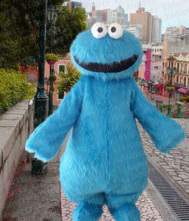 New cookie monster mascot costume alex adult size Halloween costume fancy dress free shipping