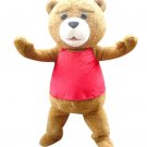 2015 100% positive feedback seller hot sale costume adult fur teddy bear mascot costume
