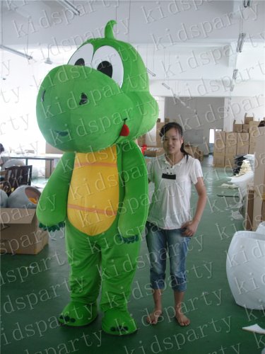 2014 new bulk grass green dragon mascot costume/dragon costume mascot costume