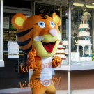 pink big head tiger mascot costume fancy party dress suit carnival costume fursuit mascot