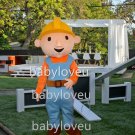 New boy builder mascot costume fancy party dress suit carnival costume fursuit mascot