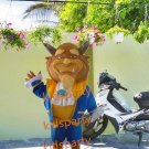 New beauty beast  mascot costume fancy party dress suit carnival costume fursuit mascot