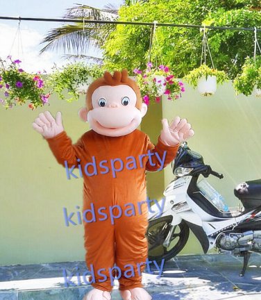 New monkey mascot costume fancy party dress suit carnival costume fursuit mascot