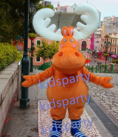 hippo fish moose mascot costume fancy party dress suit carnival costume fursuit mascot