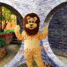 New Arrival Popular Animal Yellow Lion Plush Adult Mascot Costume for Christmas