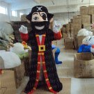 New Professinal Pirate Captain Mascot Costume Fancy Dress Adult Size