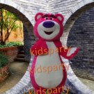 New pink bear mascot costume adult size Halloween costume fancy dress free shipping