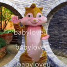 The squirrel mascot costumes for adults Christmas Halloween Outfit Fancy Dress Suit Free Shipping