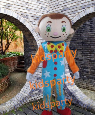 new high quality walking disguise boy clown mascot costumes Free Shipping