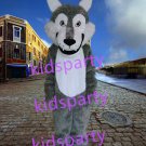New Grey Wolf mascot costume fursuit bear fancy dress carnival costume