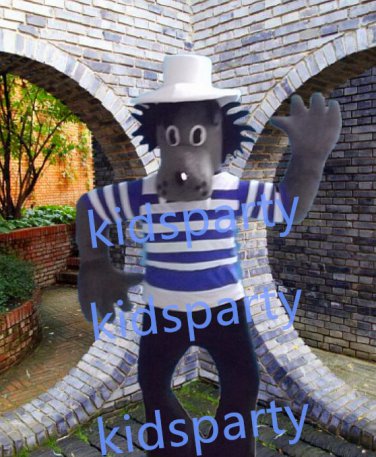 New high quality wolf mascot costume Christmas Halloween Outfit Fancy Dress Suit Free Shipping