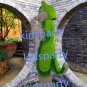New high quality green fox fursuit mascot costume husky dog mascot Free Shipping