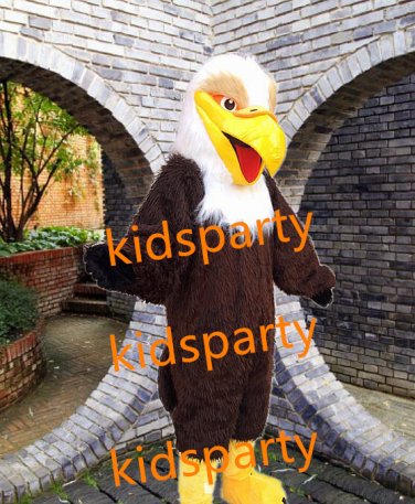 New brown Eagle mascot costume Fancy Dress bird Halloween party costume Carnival Costume