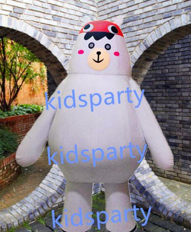 New white bear mascot costume Fancy Dress Halloween party costume Carnival Costume