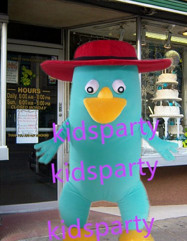 New duck Mascot Costume Mascot Parade Quality Clowns Birthdays Fancy dress party