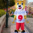 new yellow leopard mascot costumes  fursuit christmas Halloween costume