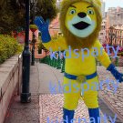 New yellow super lion mascot costumes  fursuit christmas Halloween costume