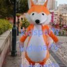 New orange fox mascot costumes  fursuit christmas Halloween costume