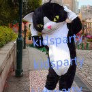 New black cat mascot costumes  fursuit christmas Halloween costume