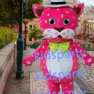 New pink cat mascot costumes  fursuit christmas Halloween costume