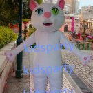 New white cat Mascot Costume Mascot Parade Quality Clowns Birthdays Fancy dress party
