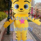 New yellow Cat Mascot Costume Mascot Parade Quality Clowns Birthdays Fancy dress party
