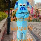 New blue dog Mascot Costume Mascot Parade Quality Clowns Birthdays Fancy dress party