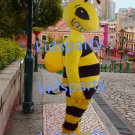New bee honeybee Mascot Costume Mascot Parade Quality Clowns Birthdays Fancy dress party