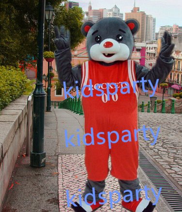 New bear Mascot Costume Mascot Parade Quality Clowns Birthdays Fancy dress party