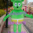 New green bear Mascot Costume Mascot Parade Quality Clowns Birthdays Fancy dress party