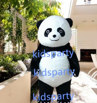 New panda bear Mascot Costume Mascot Parade Quality Clowns Birthdays Fancy dress party