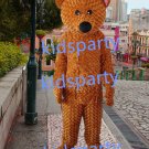 New long plush bear Mascot Costume Mascot Parade Quality Clowns Birthdays Fancy dress party