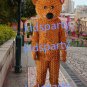 New long plush bear Mascot Costume Mascot Parade Quality Clowns Birthdays Fancy dress party