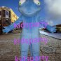 New blue frog Mascot Costume Mascot Parade Quality Clowns Birthdays Fancy dress party