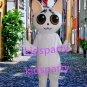 New white cat Mascot Costume Mascot Parade Quality Clowns Birthdays Fancy dress party