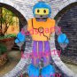 New robot Mascot Costume Mascot Parade Quality Clowns Birthdays Fancy dress party
