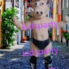 New Muscle pig Mascot Costume Mascot Parade Quality Clowns Birthdays Fancy dress party