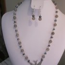 Sparrow and Pearls Jewelry Set