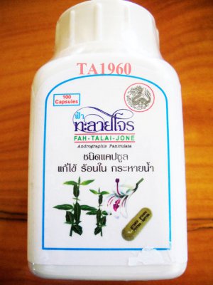 TA1960 100x350mg andrographis paniculata capsules herb