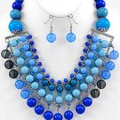 Beaded Fishhook Necklace Set