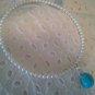 Handmade Freshwater Pearls and Turquoise Pendant Memory Wire Necklace