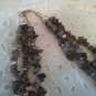 Handmade Three Row Labradorite Chips Sterling Silver Necklace