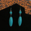 Handmade Tibetan beads and Turquoise Beads Earrings