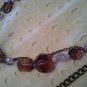 Genuine Lavender, Swarovski Crystals on Copper Chains, Long Necklace