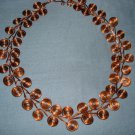 Hand forged Copper Wire Scrolls with Handmade Wire Wrapped Clasp