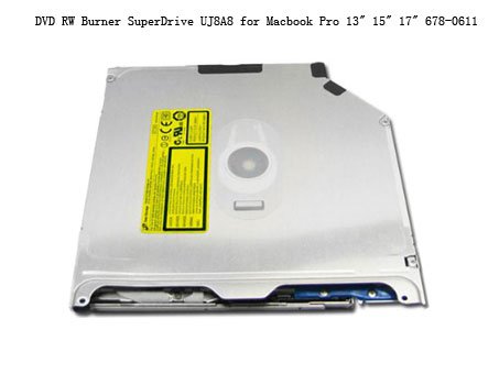 DVD RW Burner SuperDrive UJ8A8 for Macbook Pro 13" 15" 17" 678-0611