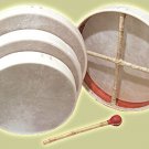 NEW Shaman Hoop Drum (Eggshell) 18" + Beater + Clip